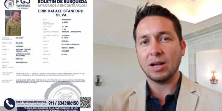 Confirma Fiscalía desaparición de exfuncionario municipal de Reynosa