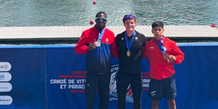 Conquista el tamaulipeco Diego Popa oro y plata en el Panamericano de Canotaje