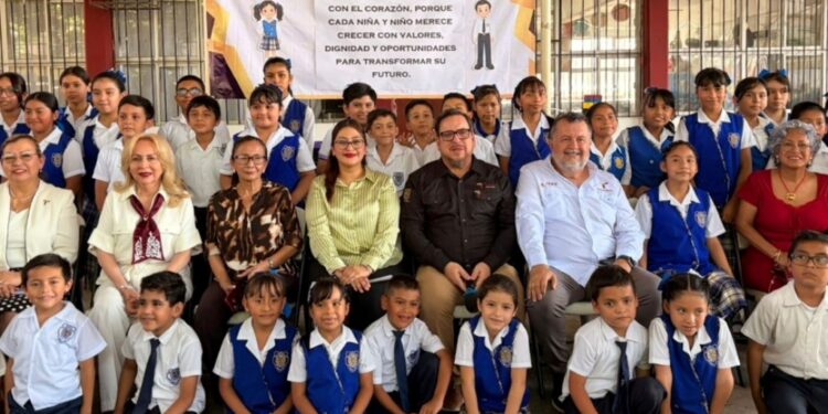 Impulsa Gobierno del Estado infraestructura educativa en escuelas de Tampico