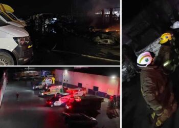 Incendio consume más de 40 unidades de Sabritas en Matamoros