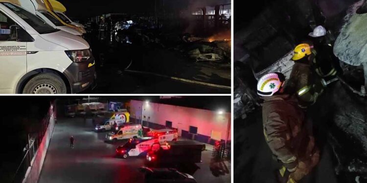 Incendio consume más de 40 unidades de Sabritas en Matamoros