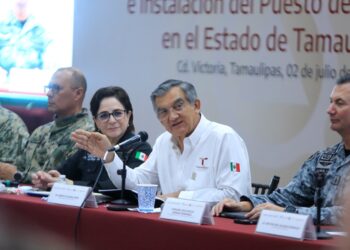 Instalan CNPC y Gobierno de Tamaulipas Puesto de Comando Interinstitucional para fortalecer la atención ante lluvias y ciclones