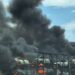 Se incendia tráiler nodriza en la carretera Victoria-Zaragoza; vehículos quedan reducidos a cenizas