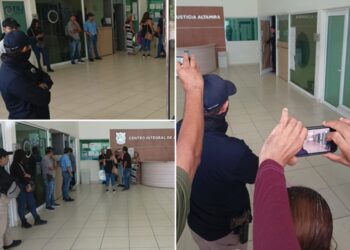 Bajo resguardo, reanudan audiencia inicial con presencia de Jorge “N” y Estrellita “N” por el caso Dafne