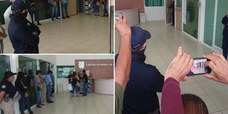 Bajo resguardo, reanudan audiencia inicial con presencia de Jorge “N” y Estrellita “N” por el caso Dafne