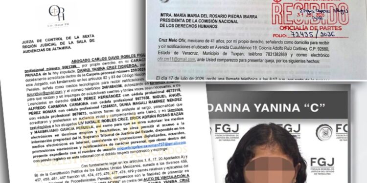 Apelan vinculación de Danna Yanina y denuncian violaciones al debido proceso
