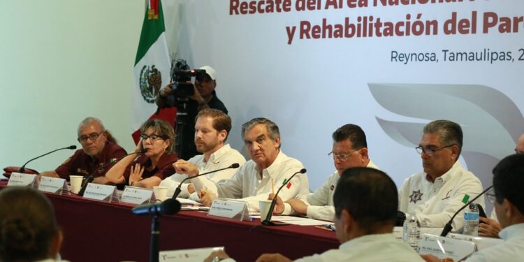 Revisa Américo avances de la estrategia integral para rescatar la Laguna La Escondida y rehabilitar el Parque Cultural Reynosa
