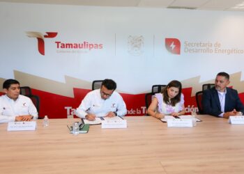 Consolidan SEDENER y Eservices alianza en favor del sector petrolífero en Tamaulipas