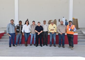 Supervisan avance de la Estación Cuarentenaria Estatal “La Gloria”