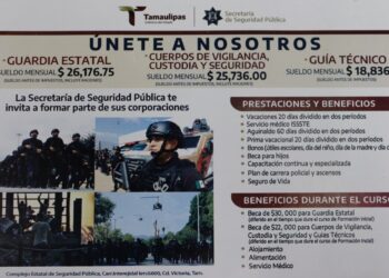 Continúa SSPT proceso de reclutamiento de Policía de Investigación con 32 vacantes operativas