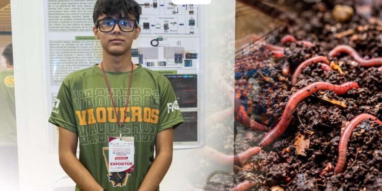 Estudiante de la UAT desarrolla prototipo con IA para optimizar la lombricultura a bajo costo