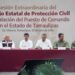 Participa rector de la UAT, Dámaso Anaya, en la instalación del Puesto de Comando Interinstitucional contra Ciclones