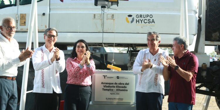 Arranca Américo construcción del viaducto elevado Tampico-Altamira, obra histórica para el sur