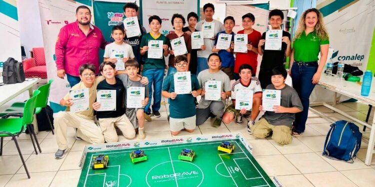 Despierta CONALEP vocaciones tecnológicas en jóvenes con RoboFut 2026