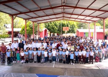 Inaugura titular del INJUVE inicio del Ciclo Escolar 2026-2027 en la Escuela “Nueva Revolución” de Jaumave