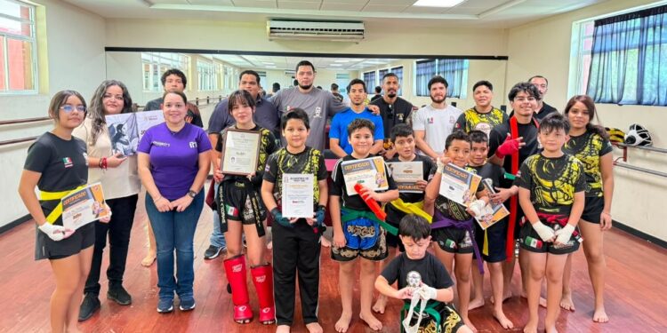 Promueve INJUVE valores e inclusión juvenil a través de concurso de Muay Thai