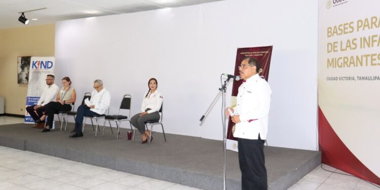 Es Tamaulipas, referente nacional en capacitación para la protección de la niñez migrante