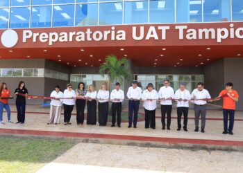 Inaugura Américo Preparatoria Tampico de la UAT; destaca consolidación de la universidad