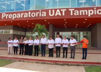 Reconoce Américo Villarreal calidad y pertinencia de la nueva Prepa UAT Tampico
