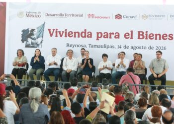 Inicia Claudia Sheinbaum gira por Tamaulipas con entrega de viviendas en Reynosa