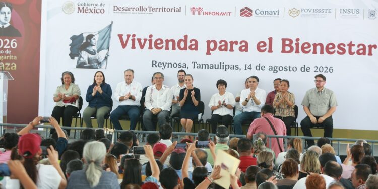 Inicia Claudia Sheinbaum gira por Tamaulipas con entrega de viviendas en Reynosa