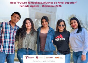 Invita la UAT a sus estudiantes a tramitar la Beca Futuro Tamaulipas Jóvenes de Nivel Superior