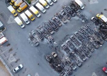 Ojos de FGR y EU, hacen afectiva sospecha; provocado en Sabritas el fuerte incendio de camionetas