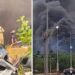 Incendio consume más de 200 vehículos en corralón de Reynosa