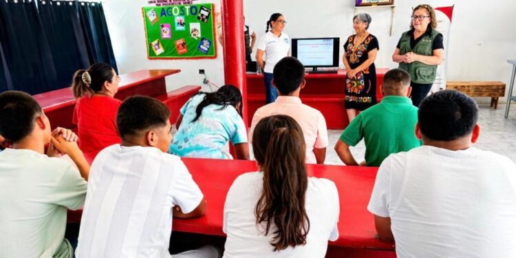 Refuerza SIPINNA Tamaulipas acciones de salud sexual y reproductiva para adolescentes en Güémez