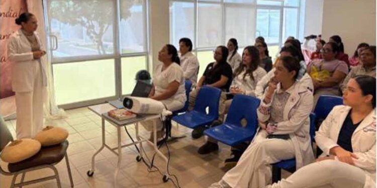 CENDI Madero de Pemex fortalece la cultura de la lactancia materna entre las familias derechohabientes