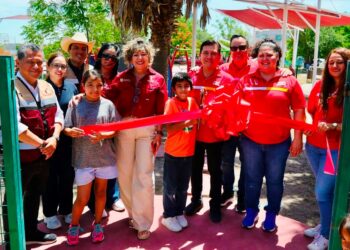 Reinaugura Sebien Parque de Bienestar en sector Pajaritos
