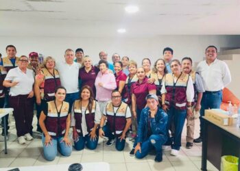 Supervisa SEBIEN entrega de apoyos alimentarios