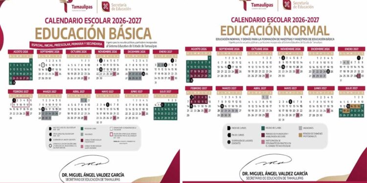Cumplirá Tamaulipas con el calendario escolar de 185 días