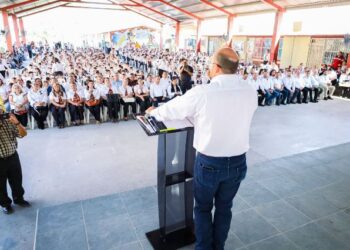 Encabeza el secretario general de Gobierno arranque del ciclo escolar 2026-2027 en Río Bravo