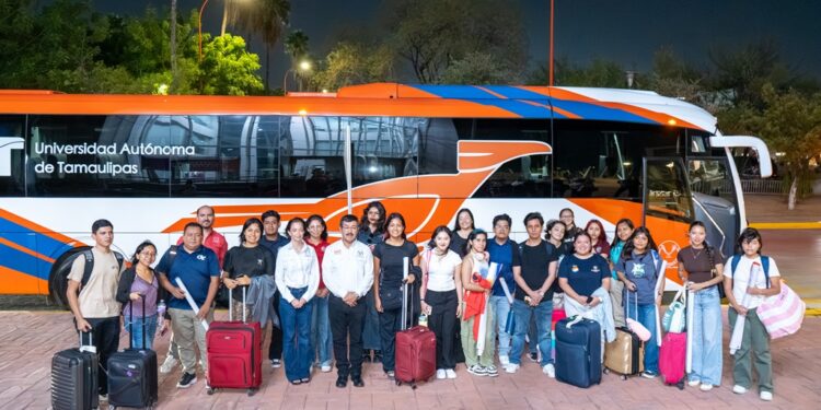 Brinda rector de la UAT emotiva despedida a talentos universitarios rumbo al Congreso Internacional Delfín 2026