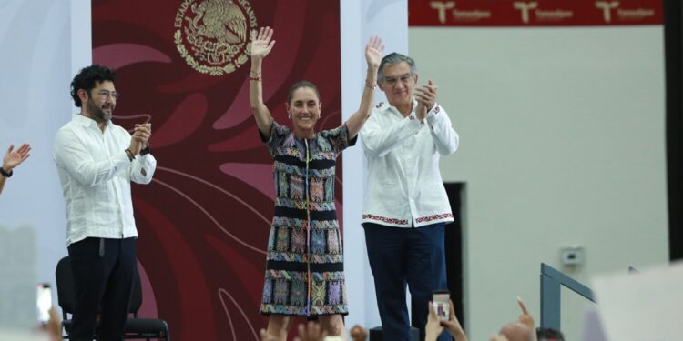 Américo está recuperando el corazón de Tamaulipas: Claudia Sheinbaum