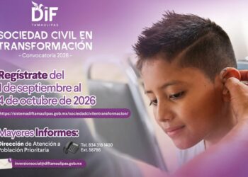 Presenta DIF Tamaulipas la convocatoria Sociedad Civil en Transformación 2026