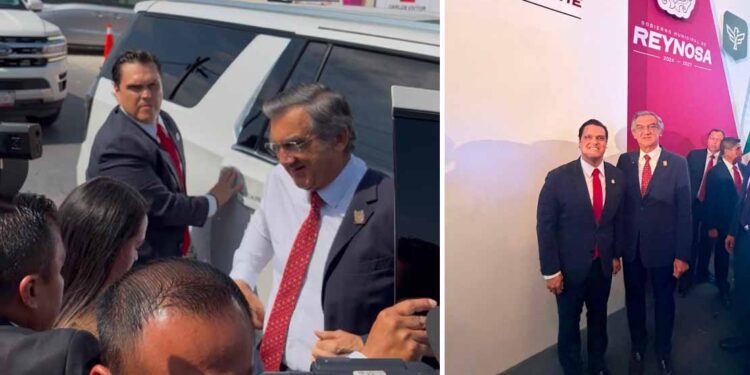 Asiste presidente del poder legislativo a informes municipales, junto al Gobernador de Tamaulipas