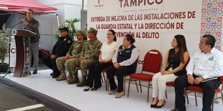 Gobierno de Tampico dignifica instalaciones policiales y refuerza estrategia de seguridad