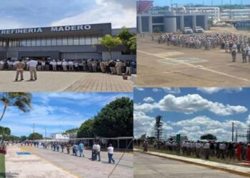 Participan instalaciones de Pemex en Tamaulipas en el Segundo Simulacro Nacional 2026