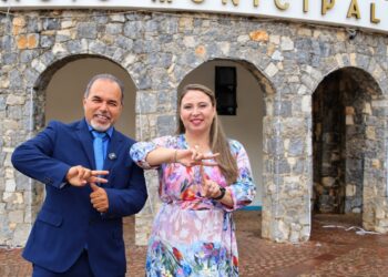 Titular del PAN en Tamaulipas, Gloria Garza reconoció el trabajo del Presidente Municipal, Frank De León Ávila