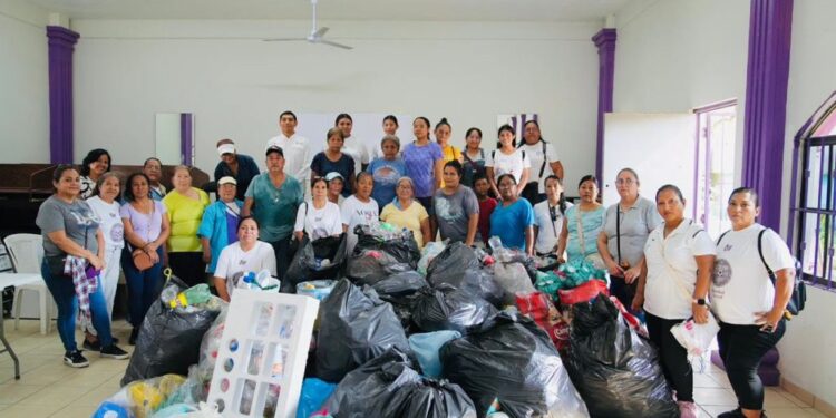 Con la recolección de 2 toneladas de plástico, arranca SEDENER la campaña para la Economía Circular en Tamaulipas