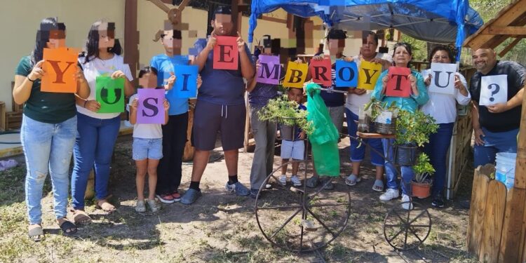 Reforestación y creación de un huerto urbano unen comunidades para prevenir el delito en Reynosa y Matamoros