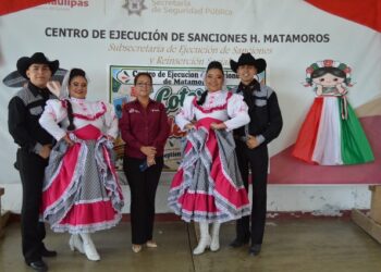Fomentan CEDES de Tamaulipas el valor del patriotismo y la sana convivencia con verbena patria