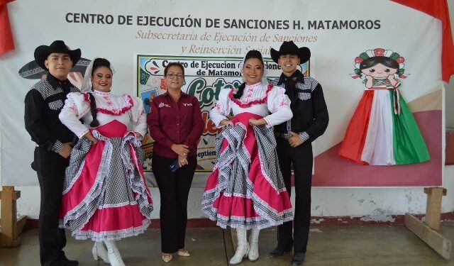 Fomentan CEDES de Tamaulipas el valor del patriotismo y la sana convivencia con verbena patria