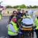 Trasladan a paciente de Matamoros en ambulancia aérea al Hospital Regional de Alta Especialidad