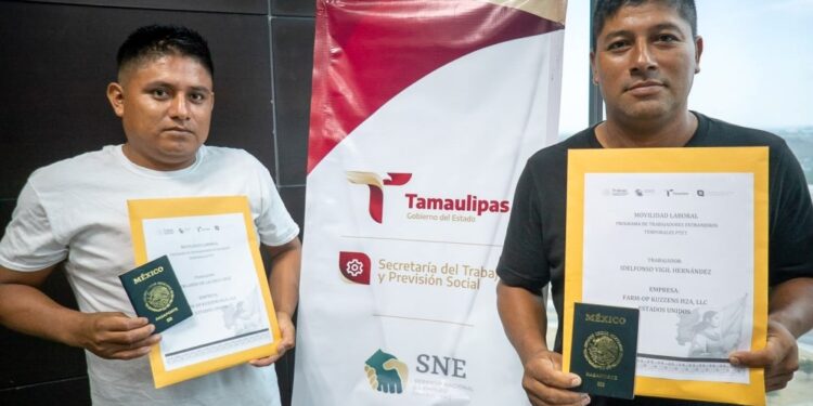Fortalece Tamaulipas vinculación laboral con más de 700 trabajadores colocados en el extranjero