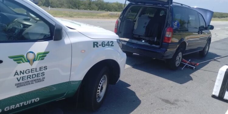 Atienden Ángeles Verdes a más de 3 mil 500 turistas en Tamaulipas