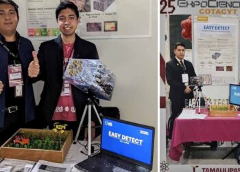 Estudiante de la UAT gana medalla de plata en Malasia con radar agrícola innovador