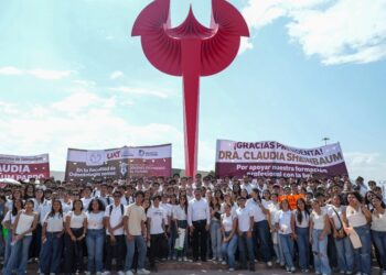 Reconoce la presidenta Claudia Sheinbaum a la UAT durante su visita a Ciudad Victoria